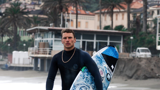 Rudy Ghiara - Professional surfer from Varazze,Italy &copy; Creative Commons