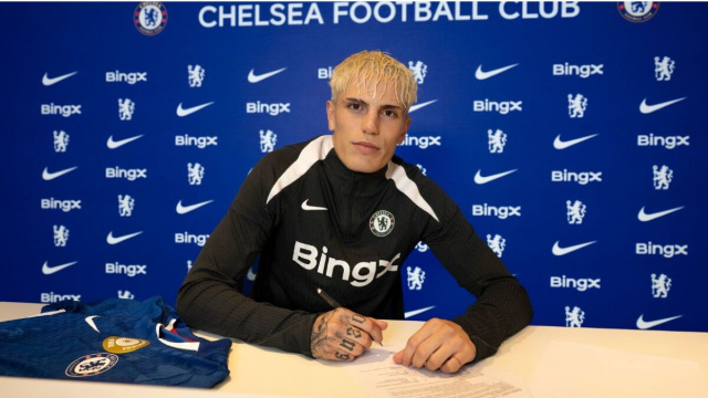 Alejandro Garnacho, attaccante del Chelsea. Foto &copy; Chelsea