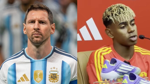 Lionel Messi e Lamine Yamal (Wikimedia Commons).
