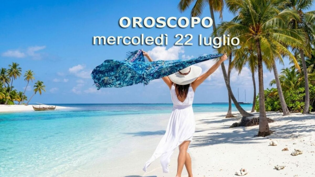 Locandina per l'oroscopo di mercoled&igrave; 22 luglio 2026 - &copy; Gemini IA.