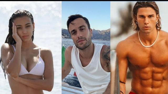 Zeudi Di Palma, Pierpaolo Pretelli e Luca Onestini &copy; Instagram.