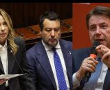 Giorgia Meloni, Matteo Salvini, Giuseppe Conte (&copy; Facebook)