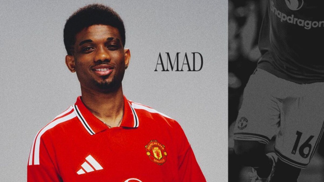 Amad Diallo, esterno del Manchester United. Foto &copy; Manchester United