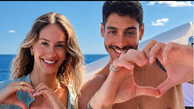 Helena Prestes e Javier Martinez &copy; Instagram.