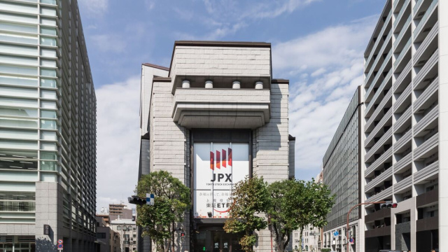 Il palazzo della borsa di Tokyo