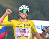 Tadej Pogacar a Le Markstein - &copy; Screenshot Eurosport