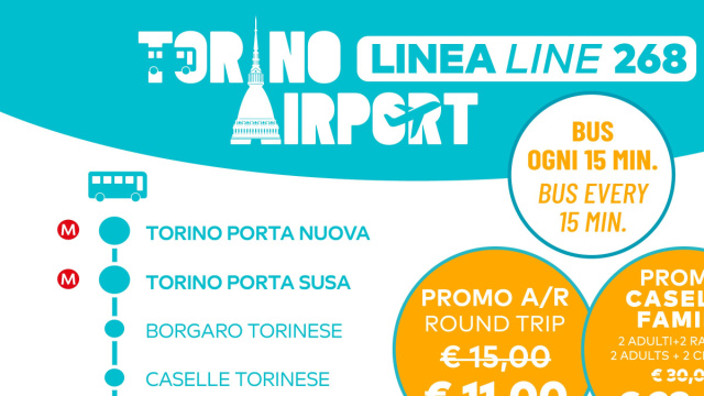 Linea Aeroportuale Torino Centro - Torino Airport - Arriva Italia ... &copy; Creative Commons