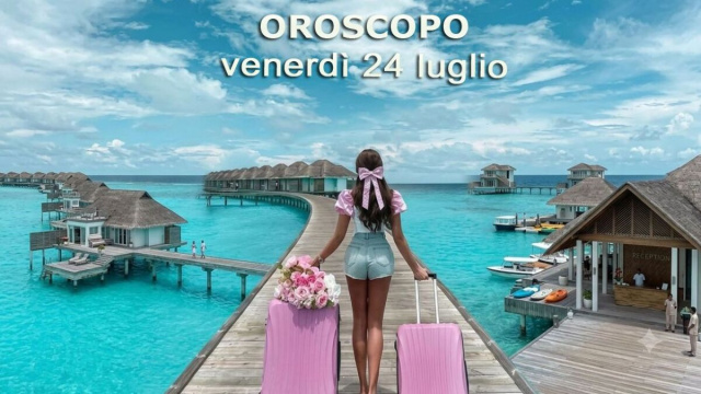 Locandina per l'oroscopo di venerd&igrave; 24 luglio 2026 - &copy; Gemini IA.