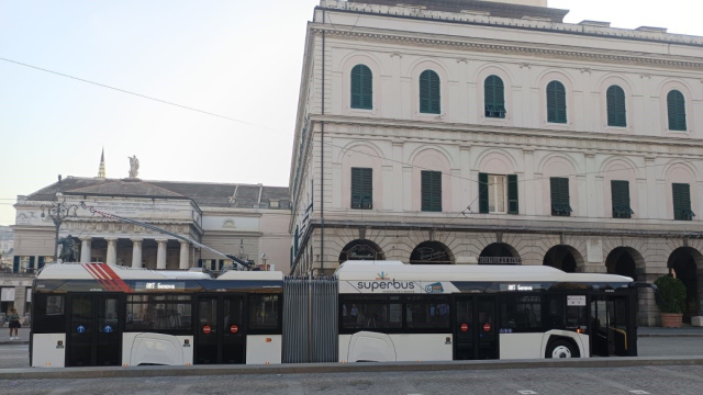 Genova, arrivano i nuovi filobus elettrici Solaris: da luned&igrave; 20 ... &copy; Creative Commons