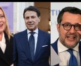 Giorgia Meloni, Giuseppe Conte, Matteo Salvini (&copy; Facebook)