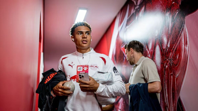 Antonio Nusa, attaccante del Lipsia. Foto &copy; Red Bull