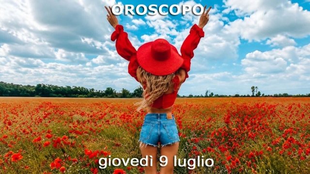 Locandina per l'oroscopo di gioved&igrave; 9 luglio 2026 - &copy; Gemini IA.