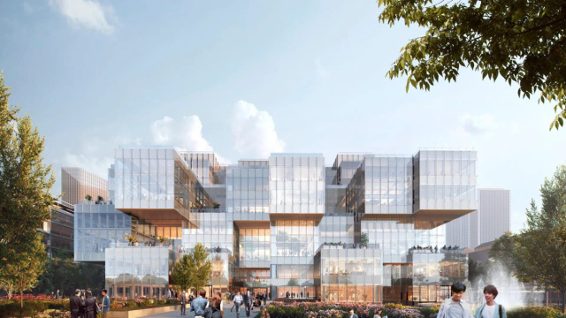 SOM progetta la nuova sede di Alibaba a Shanghai a forma di &ldquo;cloud ... &copy; Creative Commons