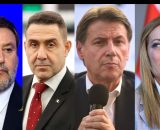 Matteo Salvini, Roberto Vannacci, Giuseppe Conte e Giorgia Meloni (&copy; Facebook)