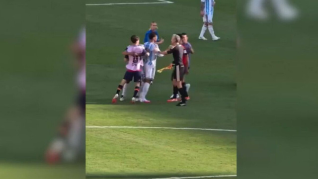 La rissa che ha visto coinvolto Paredes.