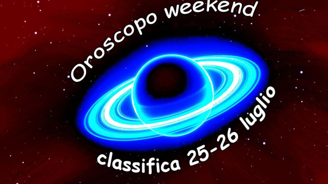 Locandina per l'oroscopo del weekend del 25-26 luglio 2026 - &copy; Pixabay IA.