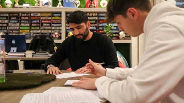 Raffaele Vrenna insieme a Niccol&ograve; Cocetta - &copy; Facebook / FcCrotone
