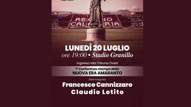 Reggina: arriva il comunicato per la conferenza stampa di ... &copy; Creative Commons