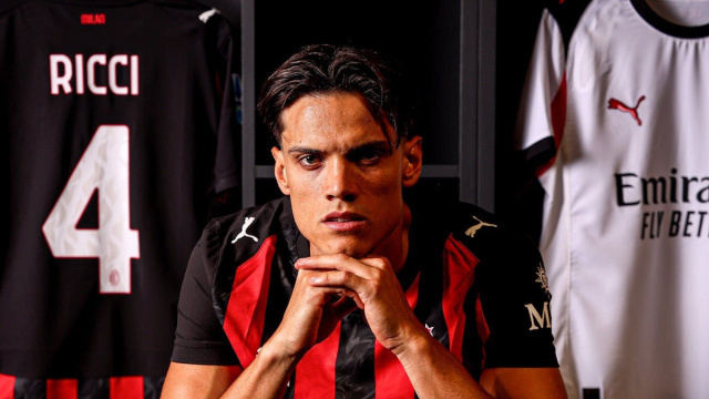 Samuele Ricci in partenza dal Milan &egrave; stato offerto alla Juventus.