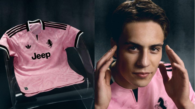 La seconda maglia della Juventus.