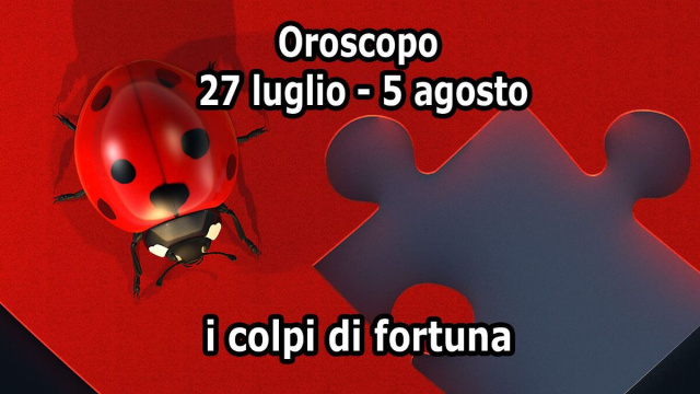 Locandina per l'oroscopo dei colpi di fortuna - &copy; Pixabay IA.