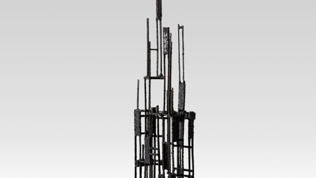 Pietro Galli Brutalist Sculpture, 1970s - FLAIR &copy; Creative Commons