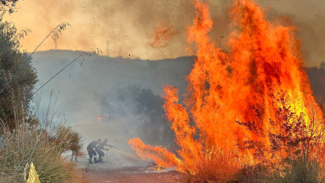 Situazione incendi in provincia: dalle 15.30 brucia piano Cannata ... &copy; Creative Commons
