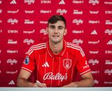 Lorenzo Lucca, attaccante del Napoli. Foto &copy; Nottingham Forest