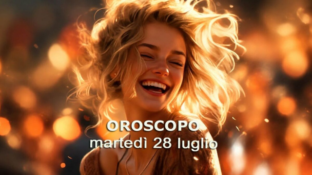 Locandina per l'oroscopo di marted&igrave; 28 luglio 2026 - &copy; Gemini IA.