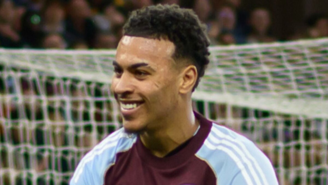 Rogers con la maglia dell'Aston Villa nel 2026.