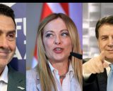 Roberto Vannacci, Giorgia Meloni e Giuseppe Conte (Facebook)