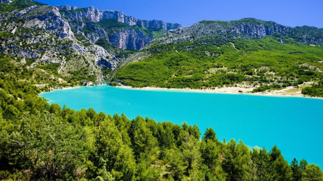 Gole Verdon - Lago Saint Croix.