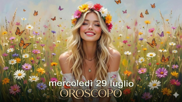 Locandina per l'oroscopo di mercoled&igrave; 29 luglio 2026 - &copy; Gemini IA.