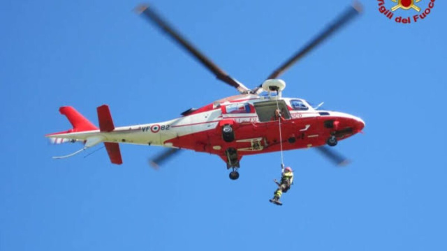 Soccorso in mare a Tropea - &copy; Vigili del Fuoco