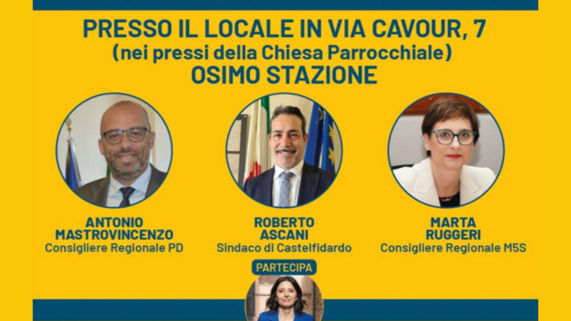 Stazione merci Osimo-Castelfidardo: convegno Pd-Movimento 5 stelle ... &copy; Creative Commons