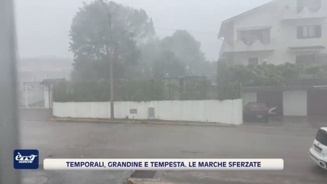 Temporali, grandine e tempesta. Le Marche sferzate - VIDEO - eTv ... &copy; Creative Commons