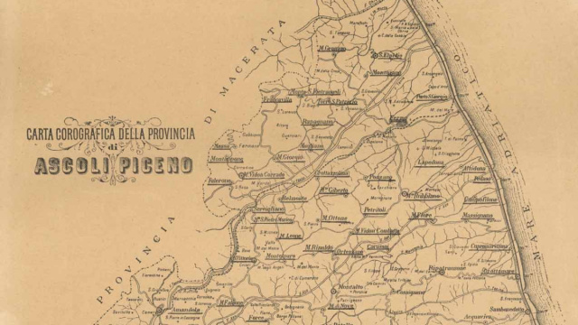 Carta Corografica della Provincia di Ascoli Piceno da anonimo ... &copy; Creative Commons