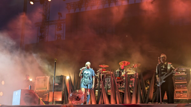 Gli Skunk Anansie ieri al noisy Naples Fest
