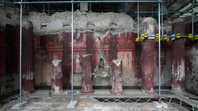 Pompei, emerge una sala affrescata con iniziazione ai misteri e ... &copy; Creative Commons