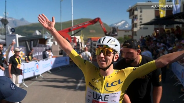 Tadej Pogacar - &copy; Screenshot Eurosport