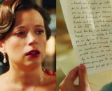 Martina legge la lettera di Catalina &copy; La Promessa