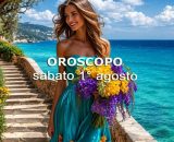 Locandina per l'oroscopo di sabato 1&deg; agosto 2026 - &copy; Gemini IA.