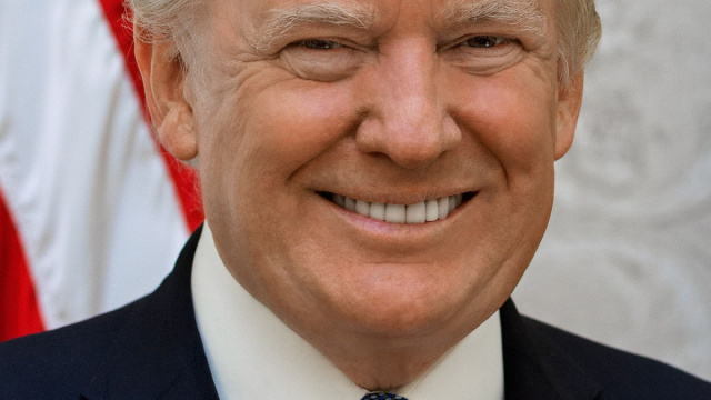 File:Donald Trump official portrait (cropped).jpg - Wikipedia &copy; Creative Commons