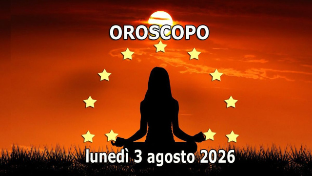Locandina per l'oroscopo di luned&igrave; 3 agosto 2026 - &copy; Roberta Carsoli.