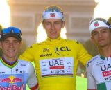 Evenepoel sul podio del Tour de France - &copy; Screenshot Eurosport