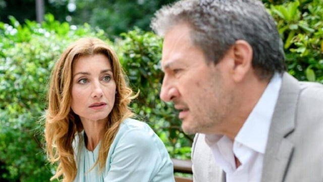 Alexandra e Christoph in una scena di Tempesta d'amore &copy; Mediaset.