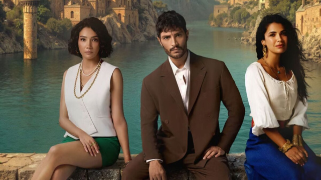 I personaggi di Serhat, Yildiz e Melek in una scena de L'Erede &copy;️ Mediaset