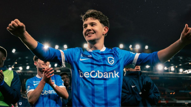 Konstantinos Karetsas, attaccante del Genk. Foto &copy; Genk