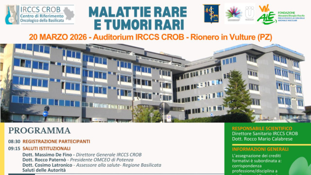 Irccs Crob e Fondazione 'Viva Ale' insieme - Regione Basilicata &copy; Creative Commons