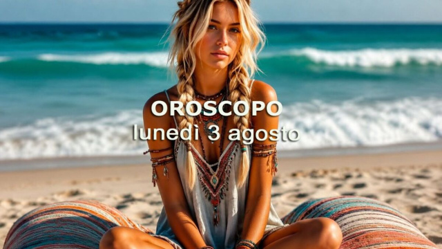 Locandina per l'oroscopo di luned&igrave; 3 agosto 2026 - &copy; Gemini IA.